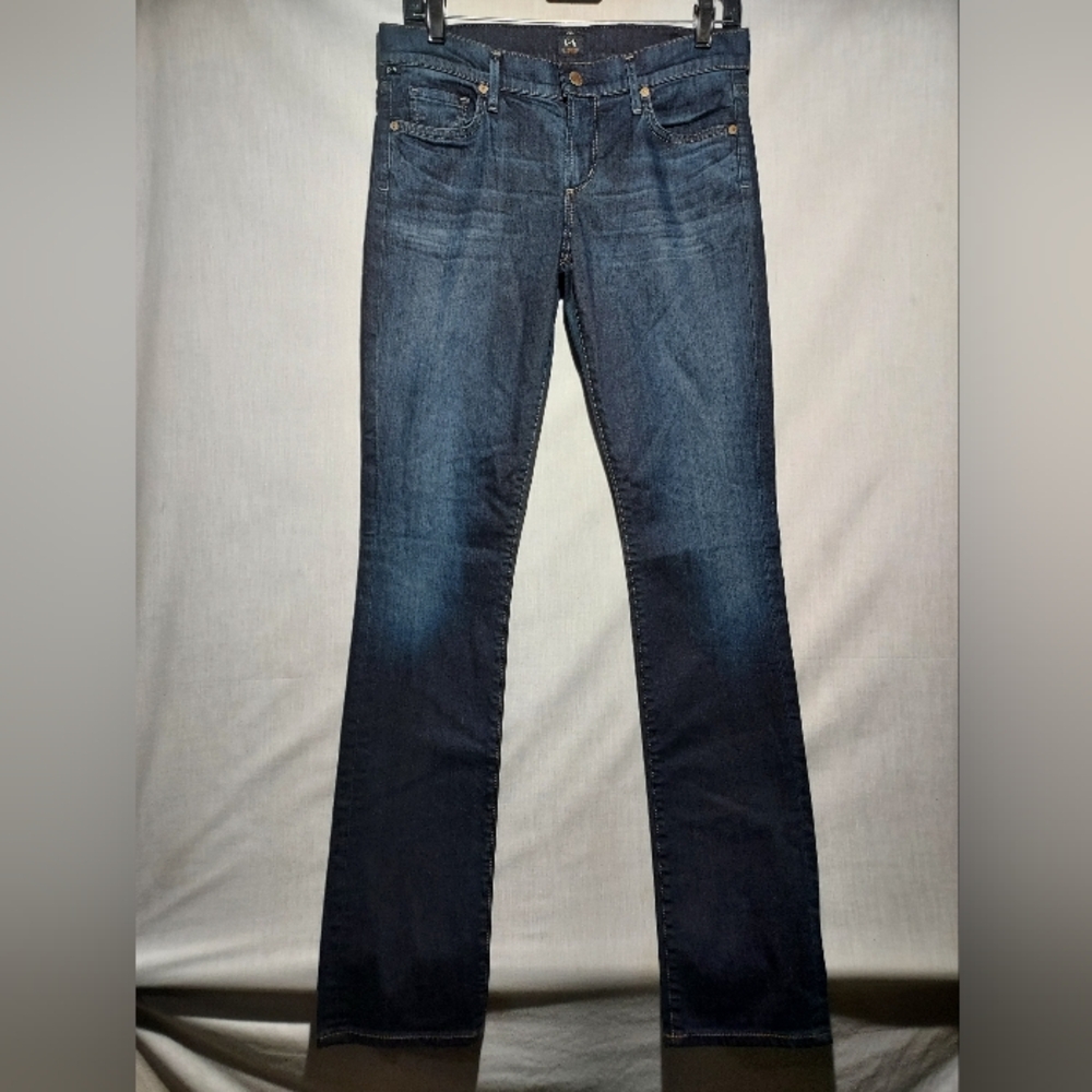 Citizens Of Humanity Dark Blue Straight Leg Jeans